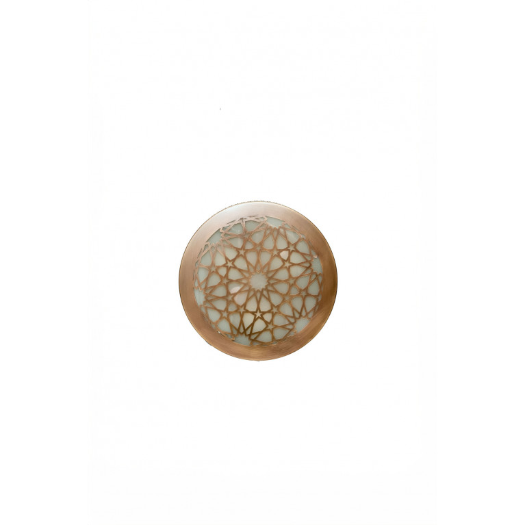 Wall lamp "Star", metal with plexiglass, diameter 30 cm 